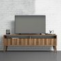 Hanah Home Best 2 - Mueble de TV Nogal